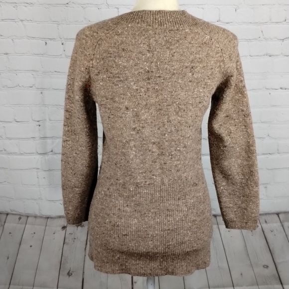 Talbots Italy Tweed Lux Lightweight Merino Wool Long Tunic Sweater - Picture 3 of 13